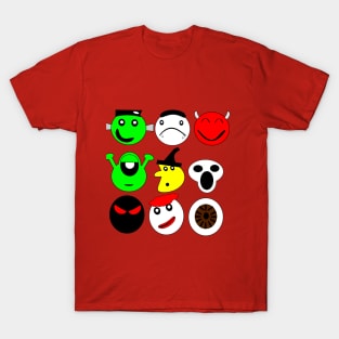 Happy Halloween Scary Emoji T-Shirt